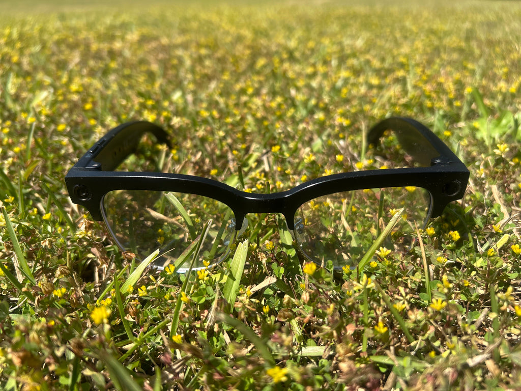 Smart Camera Glasses with Video Recording + Bluetooth Audio